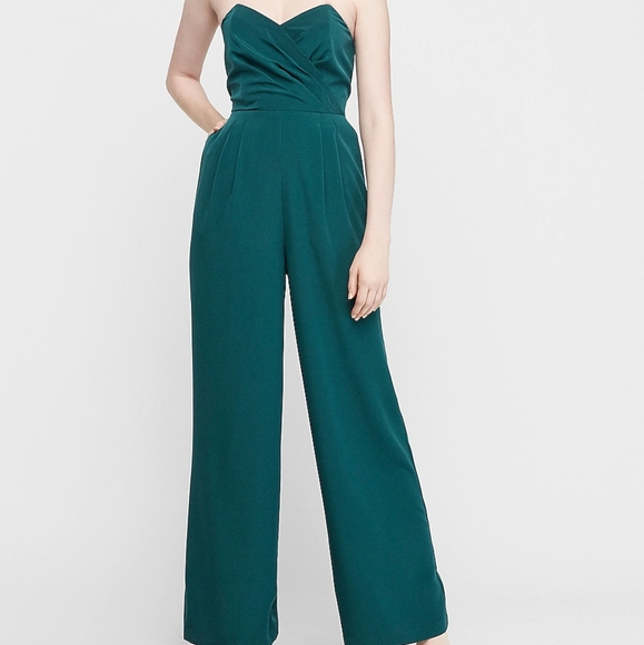teal jumpsuit dress